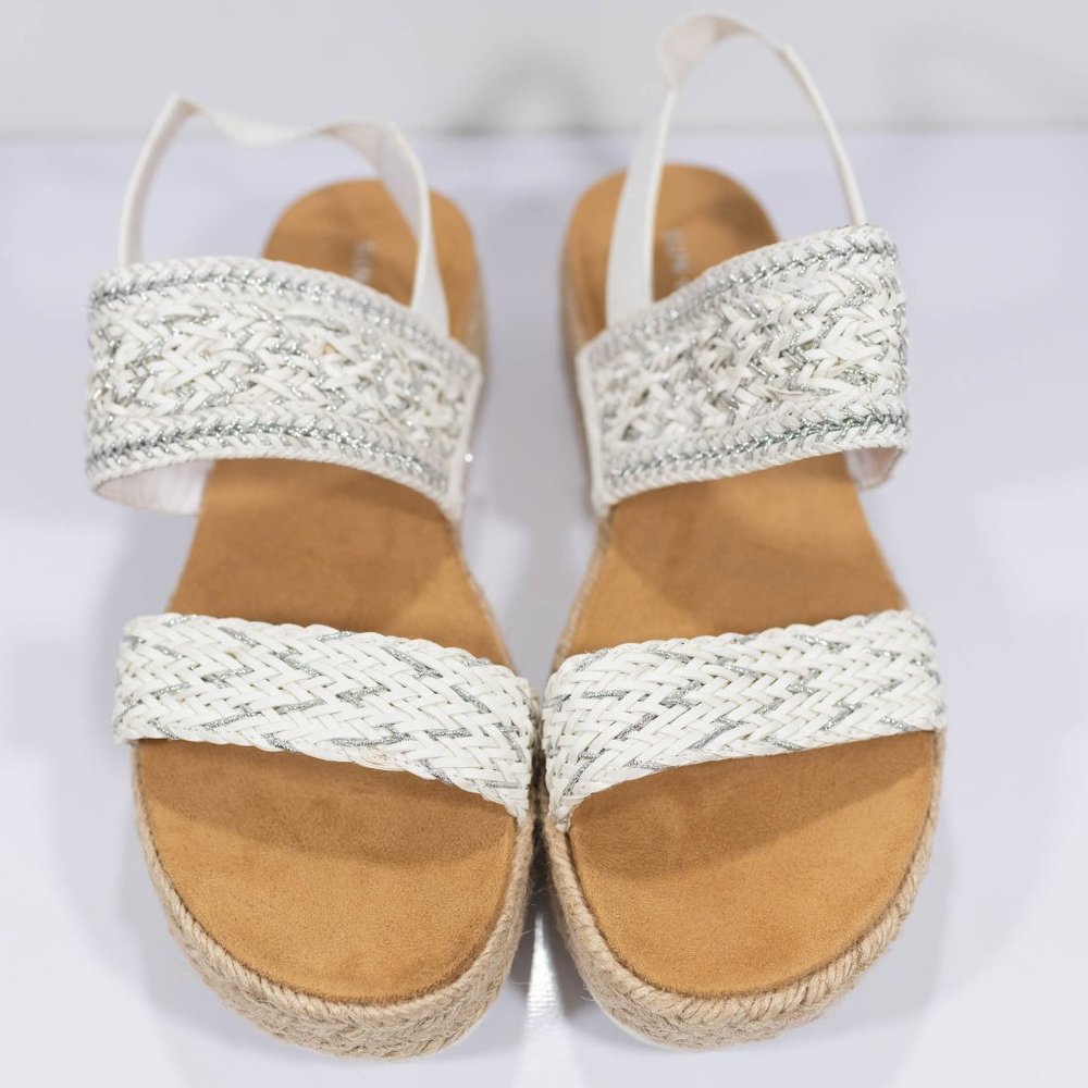 Sun + Stone Karli Sling Back Wedge Flatform Sandal - Picture 6 of 13
